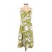 Ann Taylor Casual Dress: Green Dresses - Women's Size 6