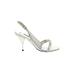 Roberto Botella Heels: Gold Solid Shoes - Women's Size 39 - Open Toe