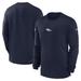 Men's Nike Navy Denver Broncos 2023 Sideline Performance Long Sleeve T-Shirt