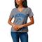 Women's League Collegiate Wear Heather Gray Memphis Tigers Intramural Boyfriend Tri-Blend V-Neck T-Shirt