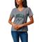 Women's League Collegiate Wear Heather Gray South Florida Bulls Intramural Boyfriend Tri-Blend V-Neck T-Shirt