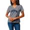 Women's League Collegiate Wear Heather Gray Creighton Bluejays Intramural Boyfriend Tri-Blend V-Neck T-Shirt