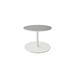 Cane-line Go Round Outdoor Coffee Table Metal in Gray/White | 18.2 H x 35.5 W x 23.7 D in | Wayfair 5044AW-P061AWTII