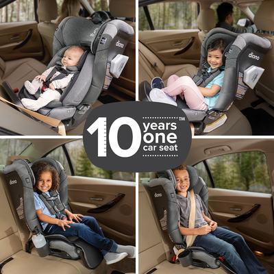 Diono Radian 3QXT+ FirstClass SafePlus Narrow All-in-One Convertible Car Seat - Gray Slate