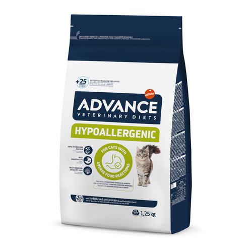 1,25kg Advance Veterinary Diets Hypoallergenic Katze Katzenfutter trocken