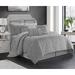 Safdie & Co. Inc. Comforter Set Polyester/Polyfill/Microfiber in Gray | Queen | Wayfair 60648.7Q.74