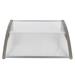 Ubesgoo 2' 7 1/2" W x 3' 3 3/8" D Convex Door Awning in White | 10" H x 39.37" W x 37.8" D | Wayfair AUF-43523055