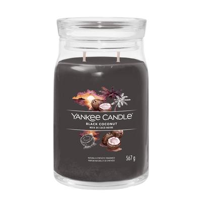 YANKEE CANDLE BLACK COCONUT Kerze 567 g Image
