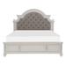 Canora Grey Legrande Twin Standard Bed Metal in Gray/White | 6 H x 85 W x 90.5 D in | Wayfair DE987E6F66B74F27A734A5A5C2394A26