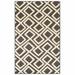 Gray 72 x 48 x 0.24 in Area Rug - George Oliver Jaqual Area Rug w/ Non-Slip Backing Polypropylene | 72 H x 48 W x 0.24 D in | Wayfair