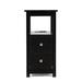 Red Barrel Studio® Alsfeld Manufactured Wood Nightstand Wood in Black | 24.02 H x 23.62 W x 11.81 D in | Wayfair 62CDE2572CE4444A879A6658F3484A25