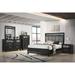 New Classic Furniture Lenox Black 5-Piece Panel Bedroom Set