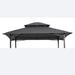 8x5 ft Grill Gazebo Canopy, UV-Fire-Water Protection