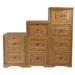 Oak 2 Drawer File Cabinet Classic Bourbon
