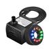 BestFire 90 GPH (350L/H 5W) Submersible Water Pump Ultra Quiet Fountain Water Pump with 5.9ft Power Cord 12 Colorful Leds 2 Nozzles for Fish Tank Aquarium(US Plug)