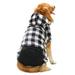 Dog Winter Coat/Hoodie Plaid Cold Weater Jacket - 2XL