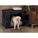 Merry Products Triple Door Dog Crate & End Table