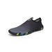 Frontwalk Unisex Aqua Socks Quick Dry Swim Shoe Barefoot Water Shoes Surf Breathable Sneakers Girls Boys Slip On Flats Black 5.5