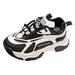 gvdentm Toddler Sneakers Girls Shoes Tennis Sport Running Sneakers Casual Walking Fashion Sneakers Black 28.00