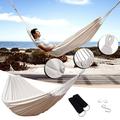 Fnochy Home Indoor & Outdoor New Fashion Beach Outdoor Camping Leisure Double Hammocks Garden Hanging Chair
