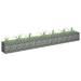 Andoer Gabion Raised Bed Galvanized Steel 106.3 x11.8 x11.8