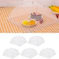Fnochy Cyber of Monday Deals 2023 Kitchen Appliances 5pcs Large-Up Mesh Screen Food Cover Tent Dome Net Umbrella Picnic