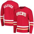 Men's Tommy Hilfiger Red/Gold San Francisco 49ers Nolan Long Sleeve T-Shirt