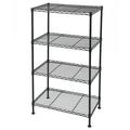 5-Shelf Muscle Rack 12 W x 20 D x 31.5 H Heavy-Duty Layer Rack Storage Steel Shelving Unit Black