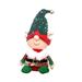 Honrane Cute Plush Elf Christmas Elf Plush Decoration with Red/green Sequin Hat Long Ears Cute Faceless Gnome Ornament for Home Kitchen Coffee Bar Holiday