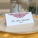 Place Cards Burgundy (Choose Color) Set of 60 Pre-Cut and Scored - Wedding Party Dinner and Special Events -