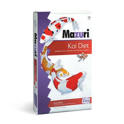 Mazuri Koi Platinum Nuggets Floating Koi Food for Fish, 20 lbs.