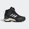 Wanderschuh ADIDAS TERREX "WINTER MID BOA RAIN.RDY", Gr. 36, schwarz (core schwarz, silber metallic, core schwarz), Textil, Synthetik, sportlich, Schuhe, Winterboots