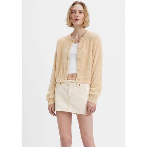 „Strickjacke LEVI’S „“CAT““ Gr. S (36), beige (marzipan) Damen Strickjacken kurze“