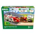 BRIO World – 36079 Reisezug Starter Set A | 22-teiliges Holzspielzeugzugset für Kinder ab 3 Jahren