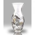 Nobile Glassware Silver Mosaic Tulip Glass Vase 31cm 44572