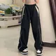 Pantalon de jogging décontracté pour femme streetwear respirant pantalon de sport large pantalon