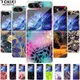 Étui transparent en plastique pour Samsung Galaxy Z Flip5 5G coque de téléphone fleur chat