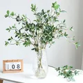 Plantes artificielles à ultraviolets Real Touch Ficus 113cm longue branche fausses plantes