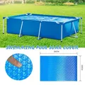 Film d'isolation thermique pour piscine rectangulaire ou ronde protection solaire flottante bulle