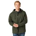 Free Country Men's Osprey Hooded Jacket (Size XXXXXL) Dark Olive, Polyester