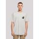 T-Shirt F4NT4STIC "Colorfood Collection - Rainbow Apple" Gr. XXL, grau (lightasphalt) Herren Shirts T-Shirts
