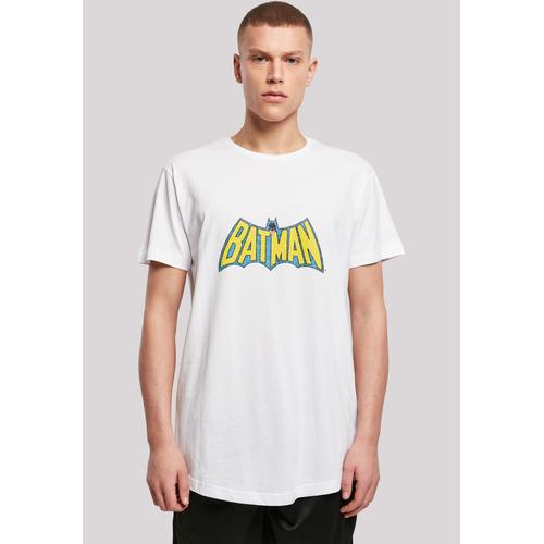 „T-Shirt F4NT4STIC „“DC Comics Superhelden Batman Crackle Logo““ Gr. 4XL, weiß Herren Shirts T-Shirts Print“