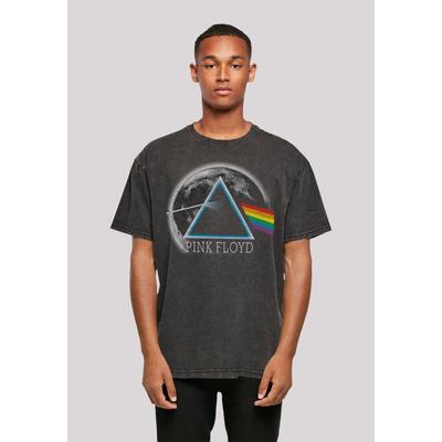 T-Shirt F4NT4STIC "Pink Floyd Oversize T-Shirt", Herren, Gr. S, schwarz, Obermaterial: 100% Baumwolle, casual, oversize, Rundhals, Kurzarm ohne Bündchen, Shirts, Print Image