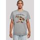 T-Shirt F4NT4STIC "Looney Tunes Taz That's All Folks" Gr. M, grau (heather grey) Herren Shirts T-Shirts