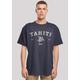 T-Shirt F4NT4STIC "Tahiti" Gr. 3XL, blau (navy) Herren Shirts T-Shirts Print