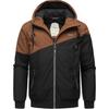 Winterjacke RAGWEAR "Wings", Herren, Gr. M (50), orange, Material 1: 65% Polyester, 35% Baumwolle; Material 2: 100% Polyester; Innenfutter: 100% Polyester; Wattierung: 100% Polyester, casual, gerade, unten schmal hüftbedeckend, Langarm Ärmel ohne...