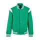 Collegejacke URBAN CLASSICS "Urban Classics Herren Boys Inset College Sweat Jacket" Gr. 146/152, grün (bodegagreen, white) Jungen Jacken Blouson