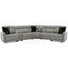 Signature Design by Ashley Colleyville Stone 6-Piece Power Reclining Sectional - 133"W x 120"D x 39"H
