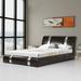 Queen Lift Up Storage Bed Frame with Stainless Steel Sheet