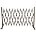 TECSPACE Aluminum Portable Barricade Gate with Casters Expansion Size 126Ã—15.2Ã—40.6 inches Flexible Fence Mobile Barricade Safety Barrier Pet Fence Gate Adjustable Dog Gate